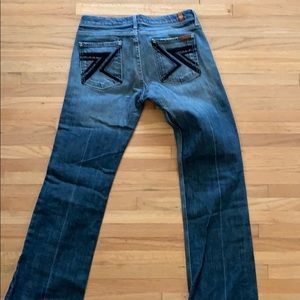 Swarovski embellished jeans